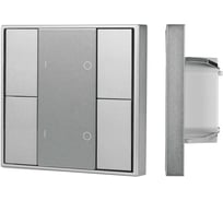 Кнопочная панель INTELLIGENT ARLIGHT DALI-201-23-2G-DIM-DT6-IN Silver IARL, IP20 металл, 1шт 048183