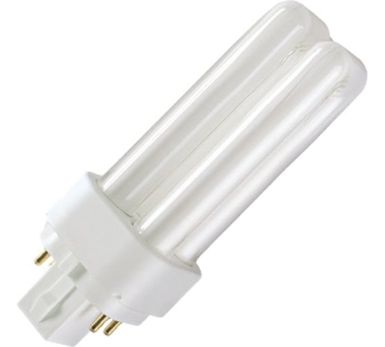 Компактная люминесцентная лампа Osram DULUX, неинтегрированная D 10W/830 G24D-1 10X1 4099854122767 1