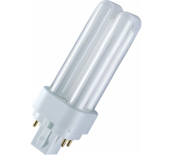 Компактная люминесцентная лампа Osram DULUX, неинтегрированная 10W/840 GX24q-1 10X1 4099854122255 1