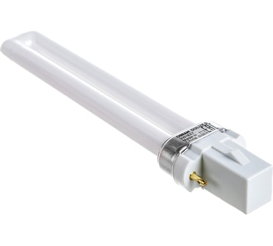 Компактная люминесцентная лампа OSRAM DULUX, неинтегрированная S 9W/827 G23 10X1 EN NCE 4008321664297