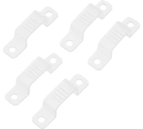 Клипса фиксирующая для светодиодной ленты WOLTA COB 220В, продажа упаковкой 5 шт. МС-СОB/220V