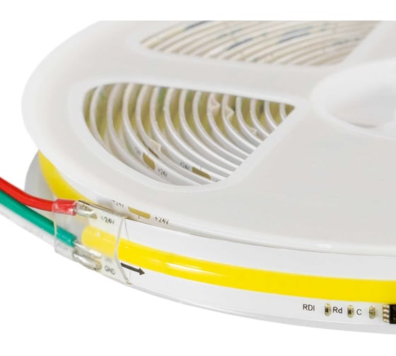 Лента светодиодная ELF LED 480 COB диодов, 24В, 5м, ширина 10мм, белый+IC (WS2811) ELFLED-480COB-10-WF-24