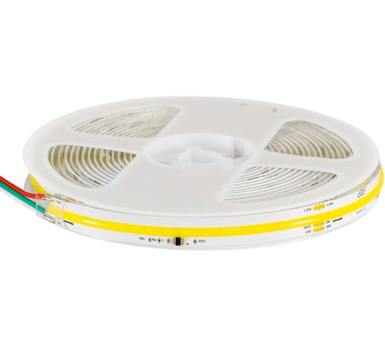 Лента светодиодная ELF LED 480 COB диодов, 24В, 5м, ширина 10мм, белый+IC (WS2811) ELFLED-480COB-10-WF-24