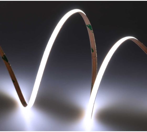 Лента светодиодная ELF LED 480 COB диодов, 24В, 5м, ширина 4мм, белый 6500-7000К ELFLED-480COB-4-w6K-24 1