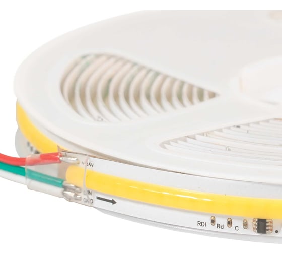 Лента светодиодная ELF LED 576 COB диодов, 24В, 5м, ширина 12мм, CCT+IC (WS2811) ELFLED-576COB-12-CCTF-24