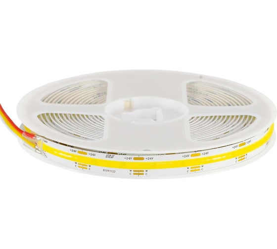 Лента светодиодная ELF LED 608 COB диодов, 24В, 5м, ширина 10мм, CCT ELFLED-608COB-10-CCT-24