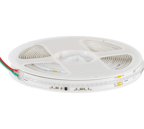 Лента светодиодная ELF LED 720 COB диодов, 24В, 5м, ширина 10мм, RGB+IC (WS2811) ELFLED-720COB-10-RGBF-24