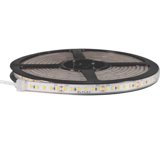 Лента светодиодная ELF LED 600SMD диодов (2835), 24В, IP67, 5м, САУНА, белый, теплый 2800-3300К ELF-600SMDww3000-Sau24