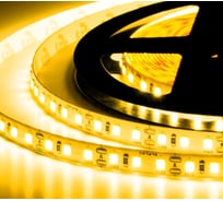 Лента светодиодная герметичная ELF GERMES 600 SMD (2835), 12В, IP65, 5м, желтый ELF-600SMD2835-GERMES-Y