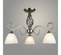 Люстра Росток N2590/3 AB бронза 3x60W E27 d600 h390, QH20 987696002