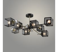 Люстра Росток N6190/8 AB+BK бронза/черный 8x60W E27 d875 h290, QH24 988385482
