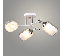 Люстра Росток N6407/3 WT+CR белый/хром 3x60W E27 d560 h240, QH24 988385426