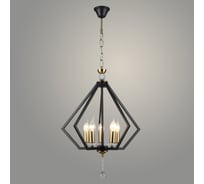 Люстра Росток NH5326/5 BK+COP черный/медь 5x60W E14 d480 h595, QH22 988025125