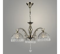 Люстра Росток NH5755/3 AB бронза 3x60W E27 d560 h670 crst, QH23 988367632