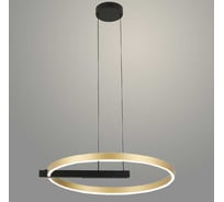 Люстра Росток 2598/600 GD+BK золото/черный 76W LED 3000K-6000К d640 h1200 ПДУ диммер, GNV24 988383182