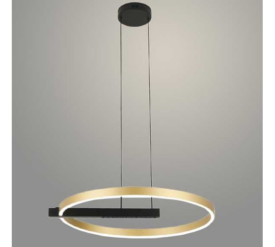 Люстра Росток 2598/600 GD+BK золото/черный 76W LED 3000K-6000К d640 h1200 ПДУ диммер, GNV24 988383182