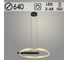 Люстра Росток 2598/600 GD+BK золото/черный 76W LED 3000K-6000К d640 h1200 ПДУ диммер, GNV24 988383182 2