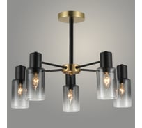 Люстра Росток 74677/5 COP+BK медь/черный 5x40W E14 d540 h385, GNV23 988367854