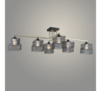 Люстра Росток A4266/6 AB+BK бронза/черный 6x60W E27 d1050 h280, QH24 988385507