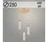 Подвес Росток 2663/3HQ FGD+AM золото, 3x8W, LED, 6000К, d250, h1000, GNV24 988383179 1