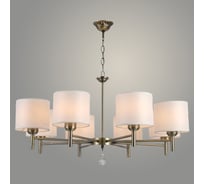 Люстра Росток 07236/8 AB бронза, абажур, 8x40W, E27, d760, h630, GNV23 988367834