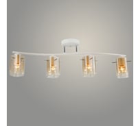 Люстра Росток 07368/4 WT+CR белый/хром, 4x40W, E27, d750, h220, GNV24 988384384