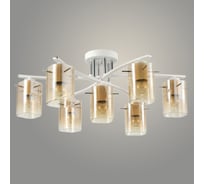 Люстра Росток 07368/7 WT+CR белый/хром, 7x40W, E27, d600, h240, GNV24 988384386