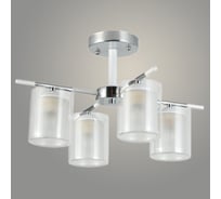 Люстра Росток 07389/4 CR+WT хром/белый, 4x40W, E27, d515, h265, GNV24 988385892