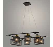 Люстра Росток 07376/8 BK+COP черный/медь, 8x40W, E27, d580, h750, GNV24 988385174
