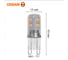 Светодиодная лампочка Osram LED STAR PIN 2W/840 220-240V CL G9 10x1 RU, 10 лампочек в групповой упаковке 4099854323485 2