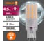 Светодиодная лампочка Osram LED STAR PIN 4,5W/840 170-250V CL G910x1RU, 10 лампочек в групповой упаковке 4099854323669 3
