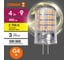 Светодиодная лампочка Osram LED STAR PIN 4W/827 220-240V CL G4 10x1 RU, 10 лампочек в групповой упаковке 4099854323270 3