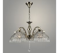 Люстра Росток NH5755/5 AB бронза, 5x60W, E27, d560, h670 crst, QH23 988367633