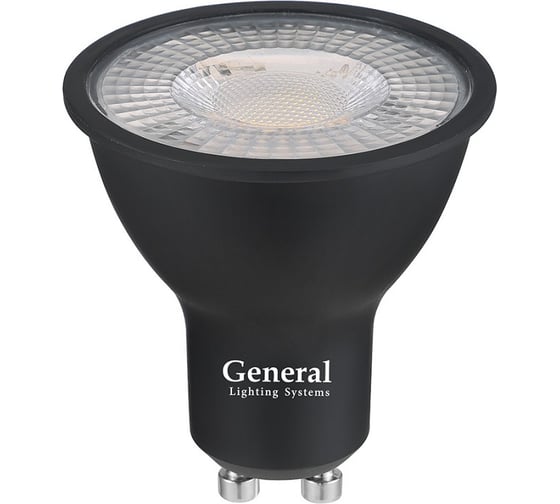 Лампа светодиодная General Lighting Systems софит, 50*55, GLDEN-MR16-DIF-15-230-GU10-2700, рассеиватель диффузор, 850 Лм, 15Вт, 2700К, теплый белый, упаковка 10 штук 662108