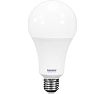 Лампа светодиодная General Lighting Systems груша, 70*138, GLDEN-WA70-30-230-E27-4000, 2150 Лм, 30 Вт, 4000К, нейтральный белый, упаковка 10 штук 662207