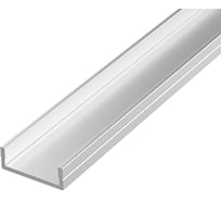 Профиль VARTON алюминиевый, для LED ленты AC 230V, накладной, 2440x18,5x8 мм, максимальная ширина ленты 14,9 мм, c комплектом стальных монтажных скоб (8 шт.) V4-R0-70.0001.KIT-2301