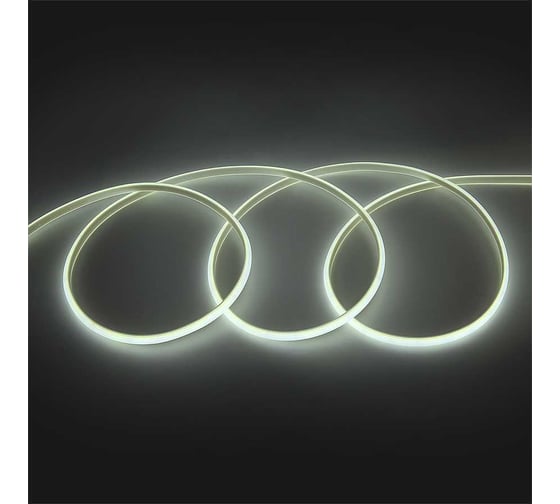 Светодиодная лента General Lighting Systems GLS-COB-288-10-220-IP67-NW-NL-6, 50 метров, 10Вт/м, 220В, 7мм, 288 диодов/м, 400 Лм/м, 6500К - холодный белый 504222
