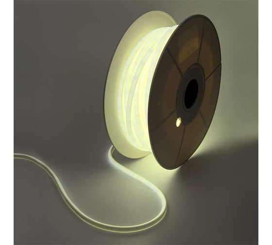 Светодиодная лента General Lighting Systems GLS-COB-288-10-220-IP67-NW-NL-6, 50 метров, 10Вт/м, 220В, 7мм, 288 диодов/м, 400 Лм/м, 6500К - холодный белый 504222