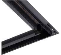 Соединитель «L» токопроводящий NOVOTECH для шинопровода в ГКЛ (для арт.135197; 135199) IP20 48V SMAL черный 135280