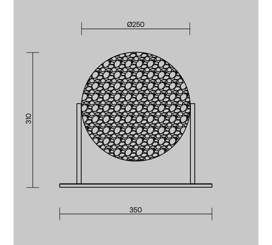 Настольный светильник Maytoni MOD387TL-L8CH3K
