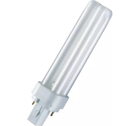 Компактная люминесцентная неинтегрированная лампа Osram DULUX D 13W/840 G24D-1 10X1 4099854122866