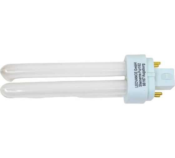 Компактная люминесцентная неинтегрированная лампа Osram DULUX D/E 13W/840 G24Q-1 10X1 4099854122316