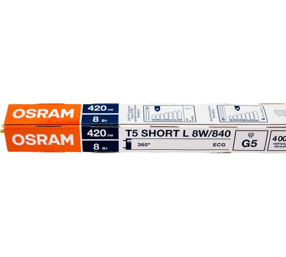 Линейная люминесцентная лампа Osram L 8W/840 25X1 4099854131370