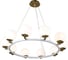 Подвесная люстра Lumina Deco Modica LDP 6032-10 WT+MD 1