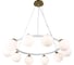 Подвесная люстра Lumina Deco Modica LDP 6032-10 WT+MD 2