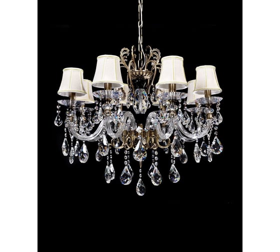Хрустальная подвесная люстра Lumina Deco Bianca LDP 66251-8
