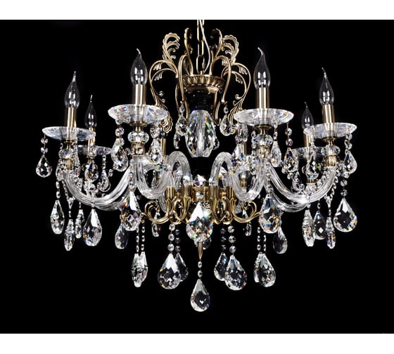 Хрустальная подвесная люстра Lumina Deco Bianca LDP 66251-8