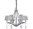 Хрустальная подвесная люстра Lumina Deco Valentina LDP 1240-6 CHR 1