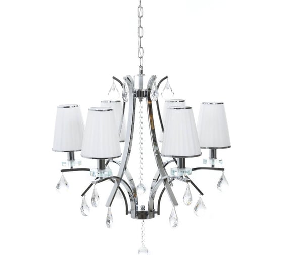 Подвесная люстра Lumina Deco Glamour LDP 66247-6 WT+CHR 1