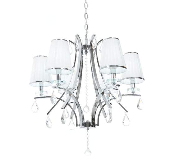 Подвесная люстра Lumina Deco Glamour LDP 66247-6 WT+CHR